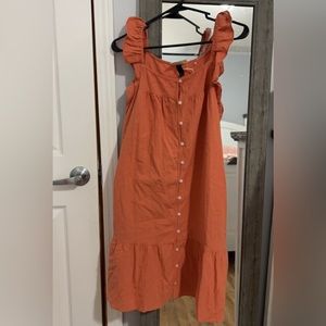 Universal Thread summer dress, kind of like a dark salmon color..